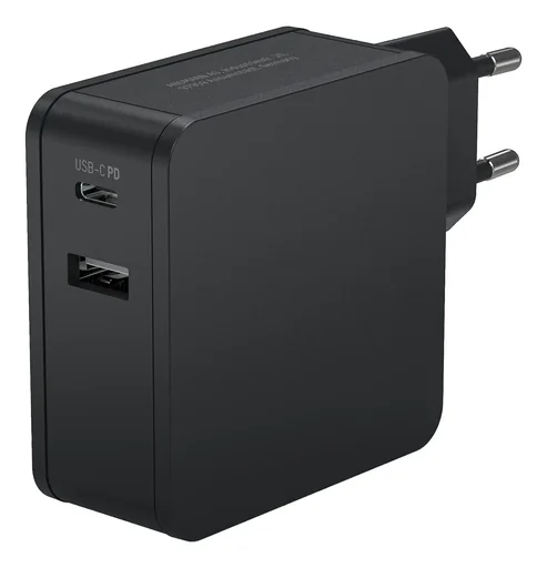"USB charger USB-A and USB-C with 60 watts image"
