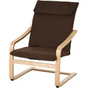 armchair, brown