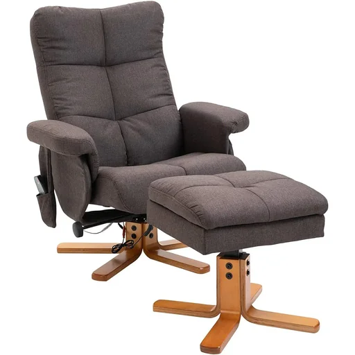 "Massage chair with footstool image"