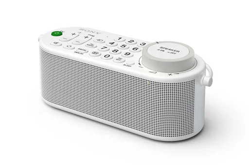 "Portable TV speaker SRS-LSR100 with remote control function image"