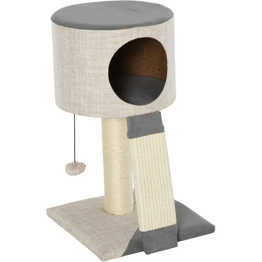 "Mini scratching post with play ball image"