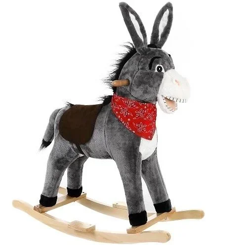 "Rocking chair children donkey image"