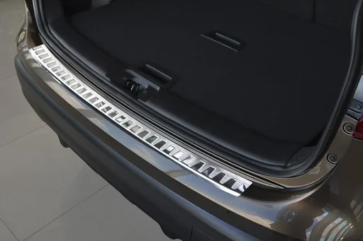 "Loading sill protection Nissan QASHQAI CROSSOVER year of manufacture 2013 - / stainless steel image"