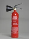 Fire extinguisher KS 2 SBS, 2 kg CO2 extinguisher, 34B, aluminum container, frost-proof