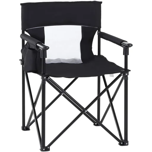 "Camping chair with armrest image"