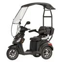 3-wheel electric vehicle Bologna 25 km/h black including wind and weather protection