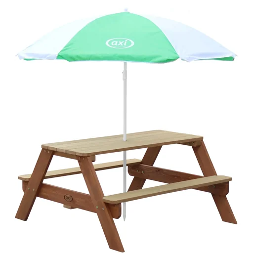 "Nick Picnic Table Brown image"