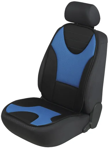 "Car seat cover "Grafis", cut Sao Paulo, blue image"