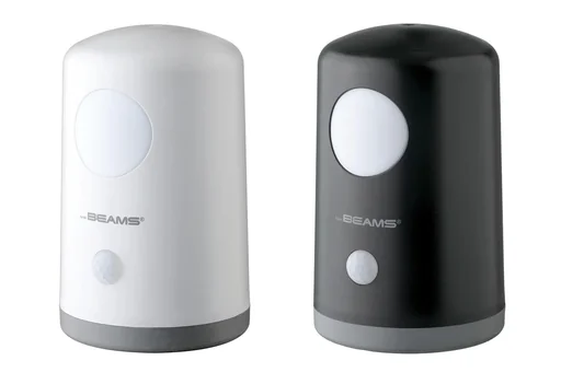 "LED night light black with motion detector MB750 20 lumens IP44 image"