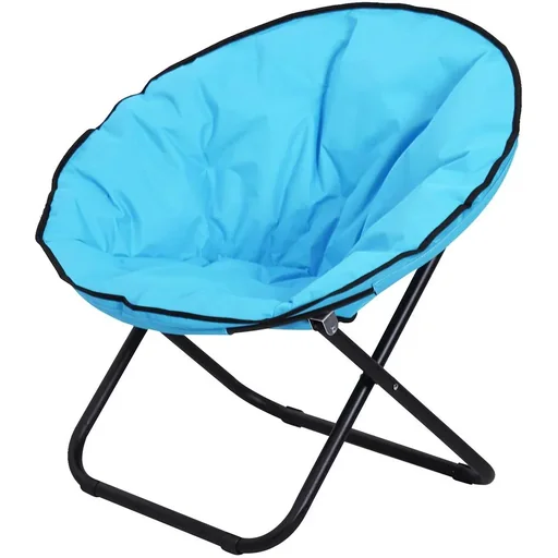"Folding chair Folding chair Camping chair Garden chair Blue 80 x 80 x 75 cm image"