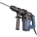 HDM1028 hammer drill 850W - soft grip - 3 functions - incl. 3 SDS Plus drill heads and 2 SDS Plus tool heads with storage