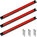 Magnetic strips set of 3 - 45cm including mounting material