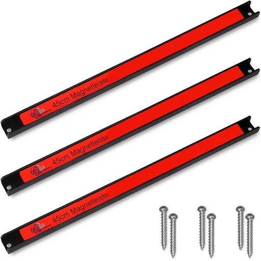 "Magnetic strips set of 3 - 45cm including mounting material image"