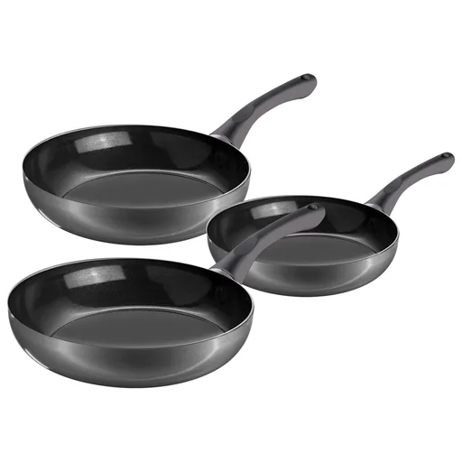 "Pan set, grey, 3-piece image"