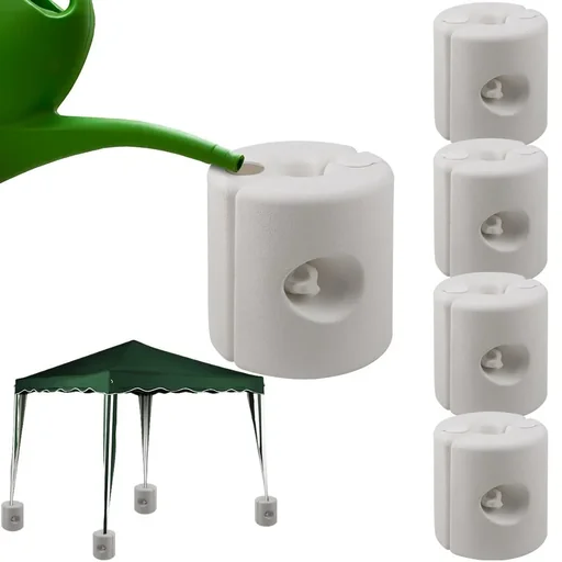 "Pavilion stand protection set of 4 white image"
