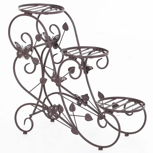 "Three-tiered flower stand image"