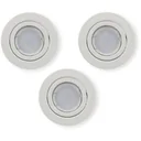 VT-3333 3-piece recessed spotlight set - 5W - 400 Lm - 3000K - White