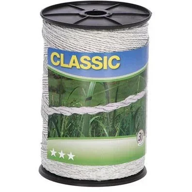 "Classic fence wire 500M white, 6X 0.20 stainless steel image"