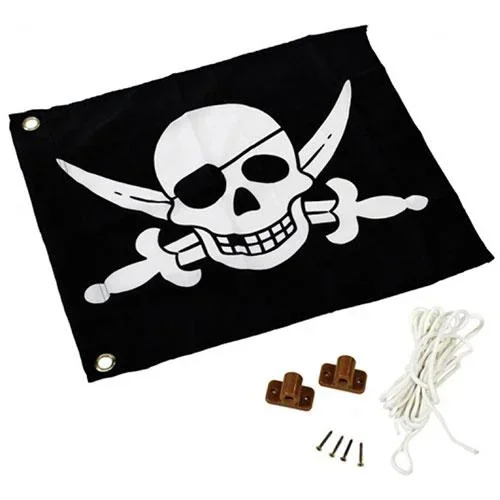 "Pirate flag with lift system image"