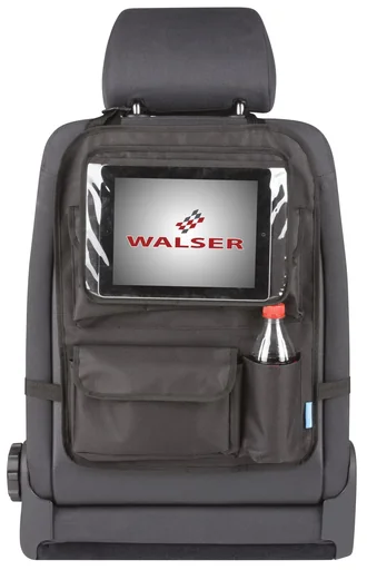 "Rear seat bag Maxi with removable tablet holder black image"