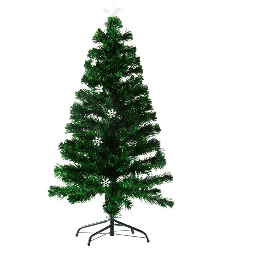 "Christmas tree 60cm fir tree LED light fiber green image"