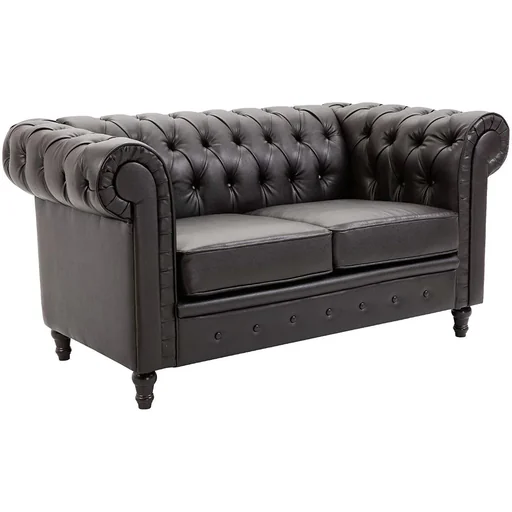 "Upholstered sofa with tufting image"
