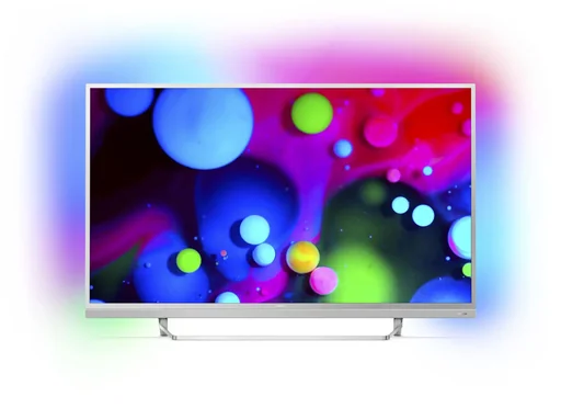 "Ultra-slim 4K UHD LED TV 49", with 3-sided Ambilight image"