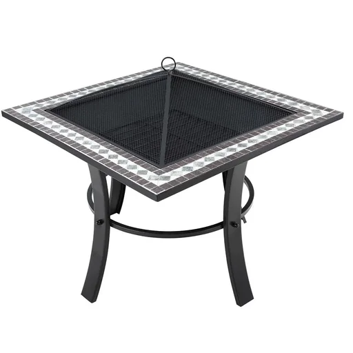 "Mosaic fire bowl square 76x76cm image"