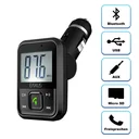 FM transmitter with Bluetooth, USB, AUX, Micro SD and hands-free function