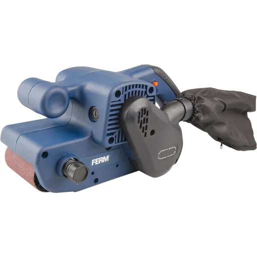 "BSM1024 Belt Sander 950W - Variable belt speed - Quick change system - Incl. sanding belt (P80) and dust collection image"