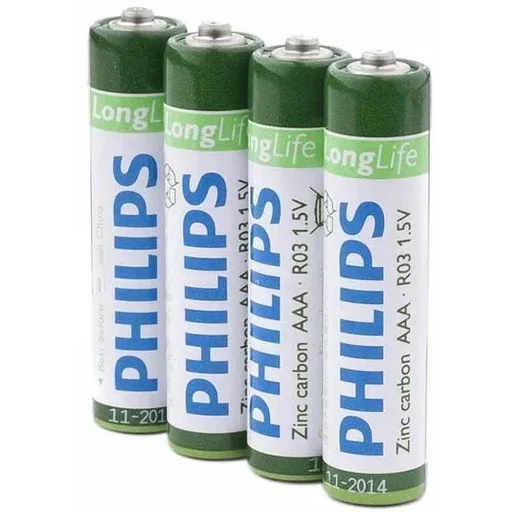 "Philips AAA batteries (4 pieces) image"