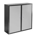 Wall cabinet with 2 doors and perforated panel