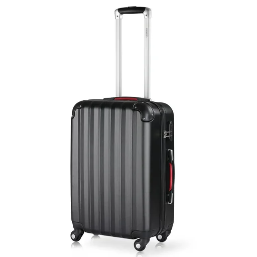 "Hard-shell suitcase basic line L black image"