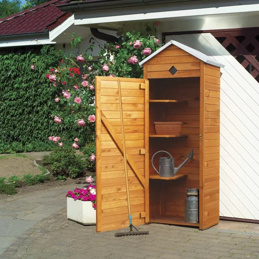 "Garden cabinet "Babylon" honey brown image"