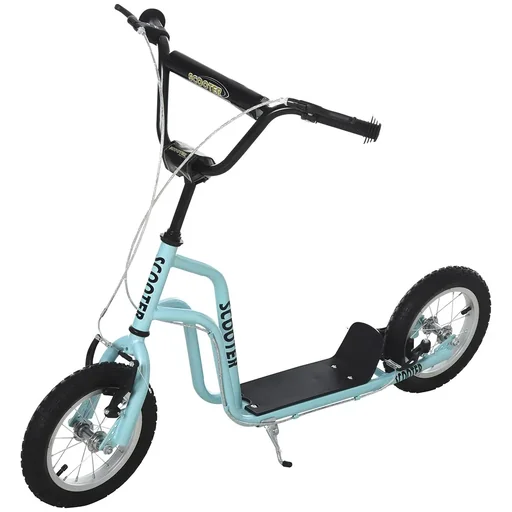 "Children's scooter handlebar adjustable scooter kick scooter city scooter children's scooter kickboard with pneumatic tires 12 inches from 5 years image"