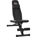 Weight bench foldable multifunctional training bench adjustable sit-up bench for home training 6 levels leg holder for construction
