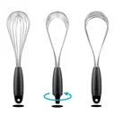 Whisk with folding function "Flisk", stainless steel