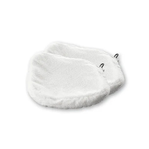 "Floor cloth, set of 2, white for Clean Maxx steam mop, 1000 W image"