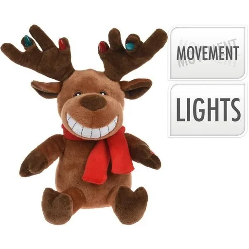 "Christmas reindeer - with sound and movement - 32 x 22 cm image"