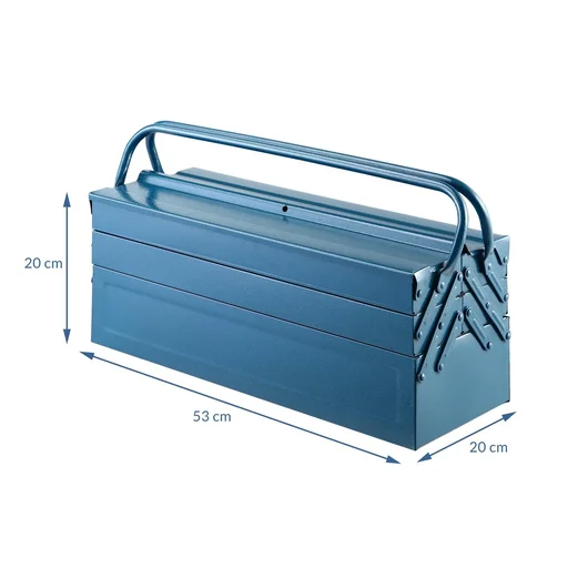 "Steel tool case blue image"