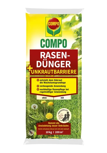 "Lawn fertilizer + weed barrier - 10 kg image"