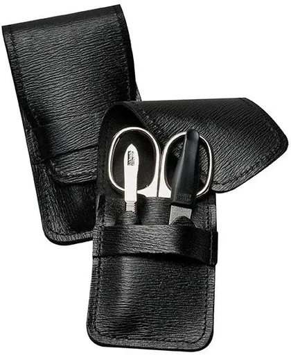 "Manicure case, genuine leather, 3-piece image"