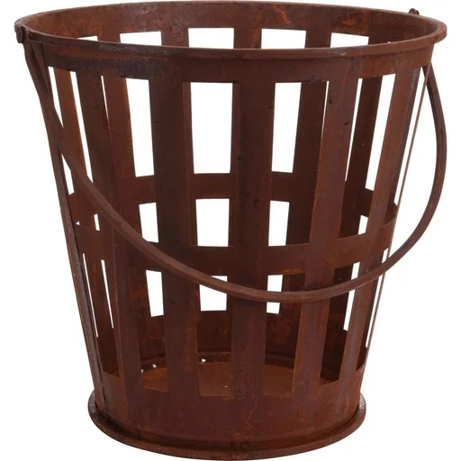 "Ambiance fire basket - brown - 38 cm image"