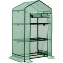Mini greenhouse - 3 levels - roller shutter - 69 x 49 x 125 cm