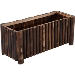 Verhoogd bed L100 x B40 x H40cm plantenbak moestuin hout