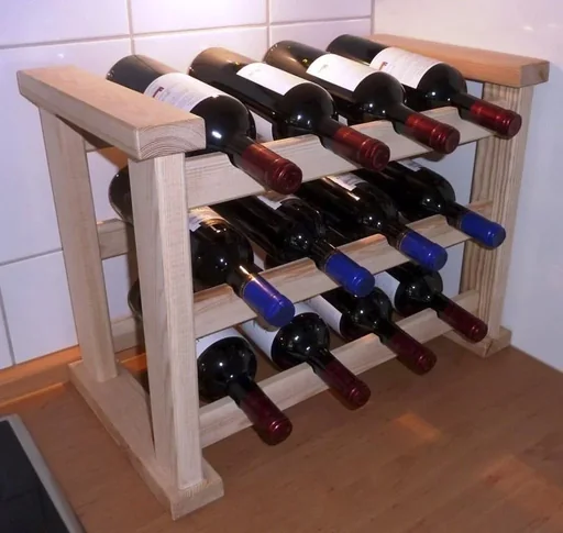 "Kitchen wine rack "Medoc" image"
