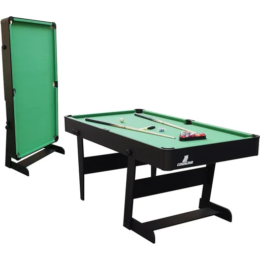 "Hustle L Folding Pool Table image"