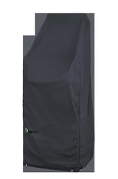Afdekhoes voor stapel- en tuinstoelen, zwart