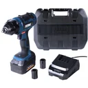 CDM1127 Li-Ion Cordless Impact Wrench - 380Nm - 18V/4.0Ah - Incl. 2 sockets, charger in a storage case