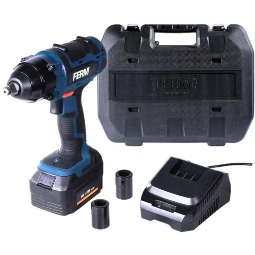 "CDM1127 Li-Ion Cordless Impact Wrench - 380Nm - 18V/4.0Ah - Incl. 2 sockets, charger in a storage case image"